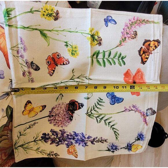 Garden Porch Butterfly Flower Outside Decorative Throw Pillow Covers 4 Set 18x18 - Picture 7 of 7